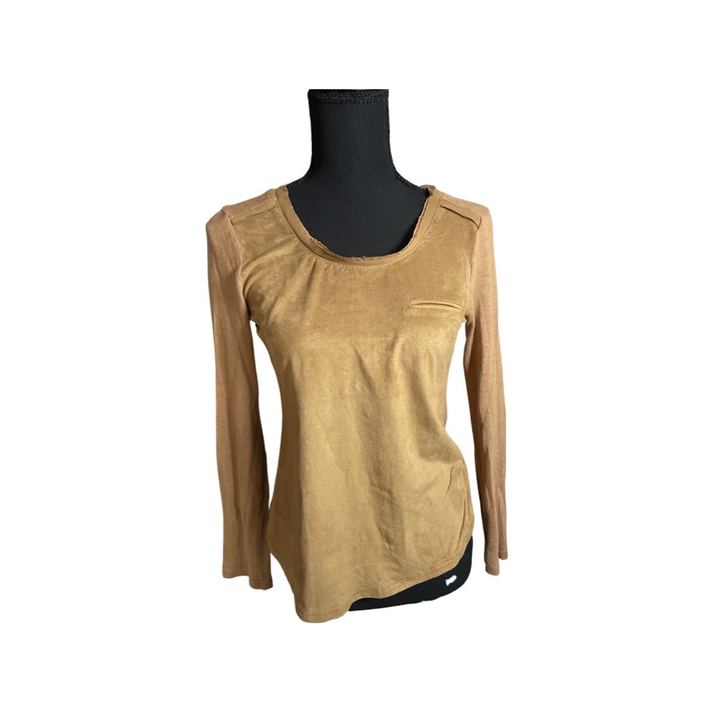 Tan long sleeve top